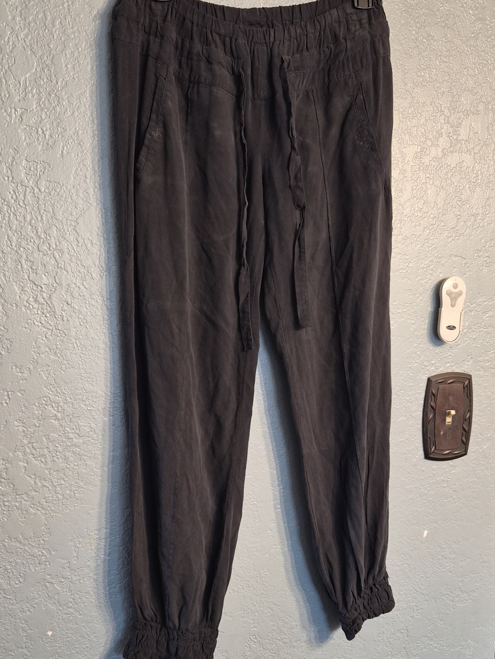 Guess Black Women's Drawstring Jogger Pants
